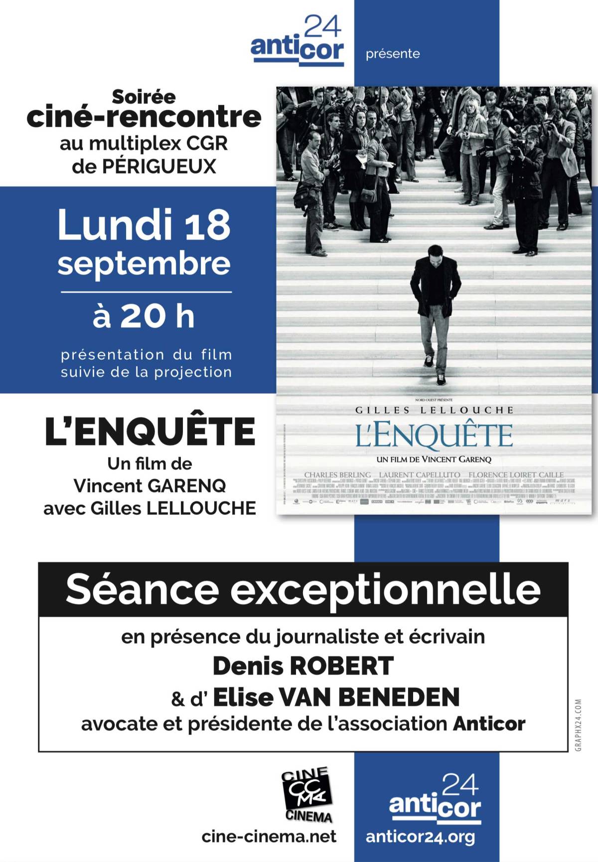 Ciné-rencontre &laquo;&nbsp;L&rsquo;enquête&nbsp;&raquo;
