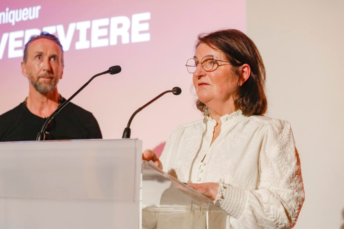 Denise à la Cérémonie des Prix éthiques&nbsp;Anticor